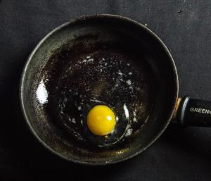 Egg in a pan 