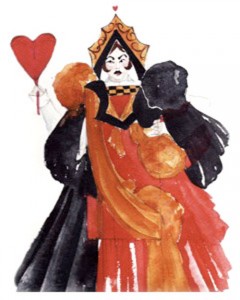 Alice in Wonderland Costume -Queen Of Hearts