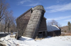 Leaning Silo 