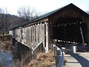 Vermont Covered Bridge at Townshend Dam